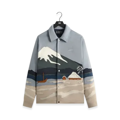 Kith Scenic Winter Microsuede Overshirt "Kindred"