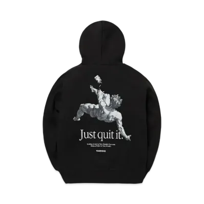 FR2 Just Quit It. Hoodie "Black"