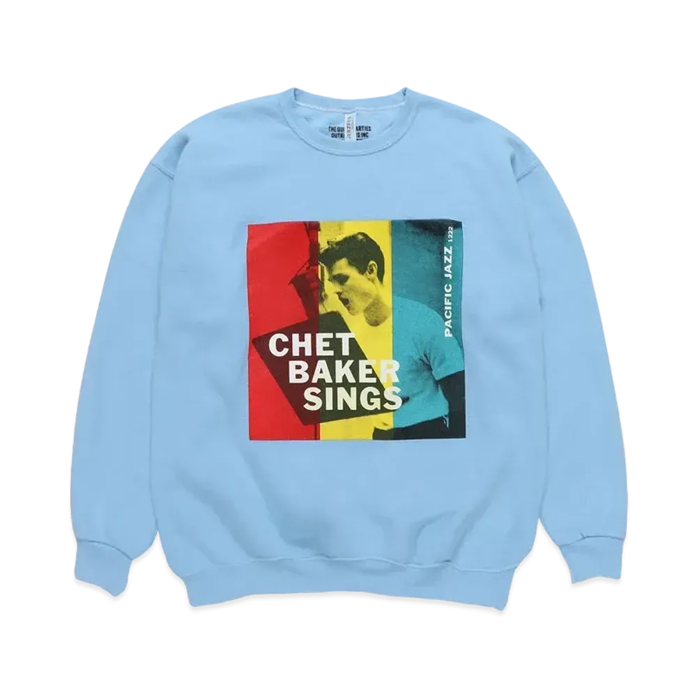 WACKO MARIA CHET BAKER / SWEAT SHIRT #1 "Blue"