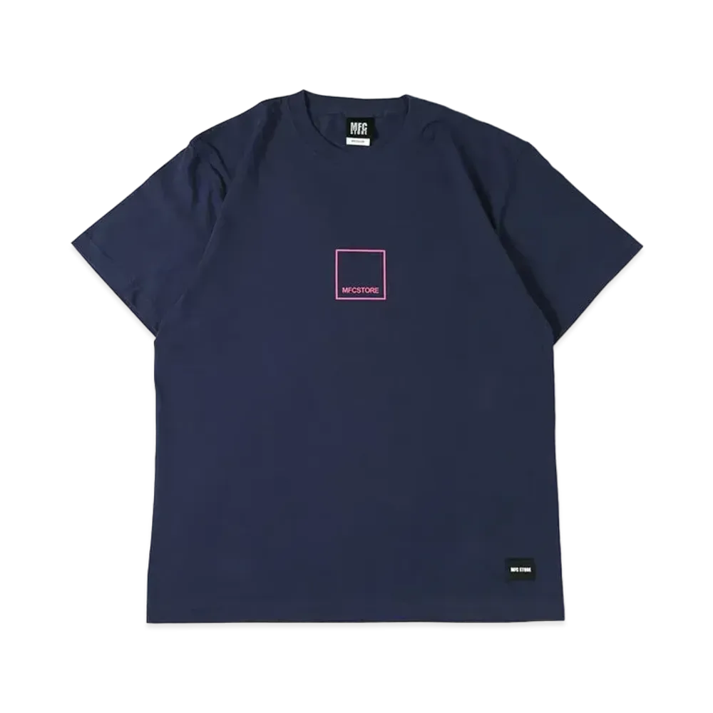 MFC STORE Square Logo S/S Tee "Indigo"