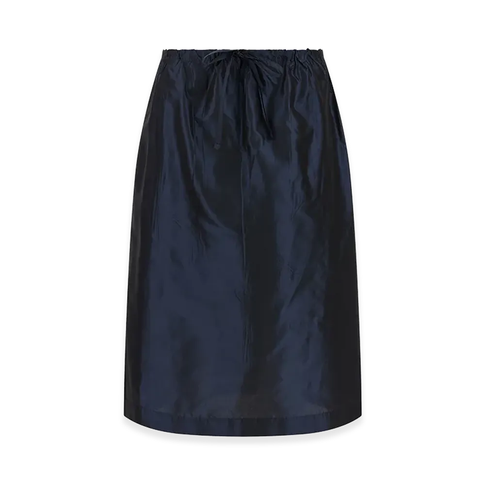 PRADA Women's Taffeta Skirt "Blue"