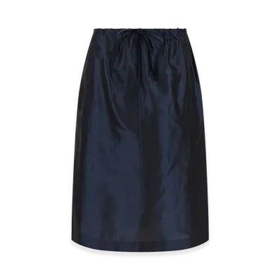 PRADA Women's Taffeta Skirt "Blue"
