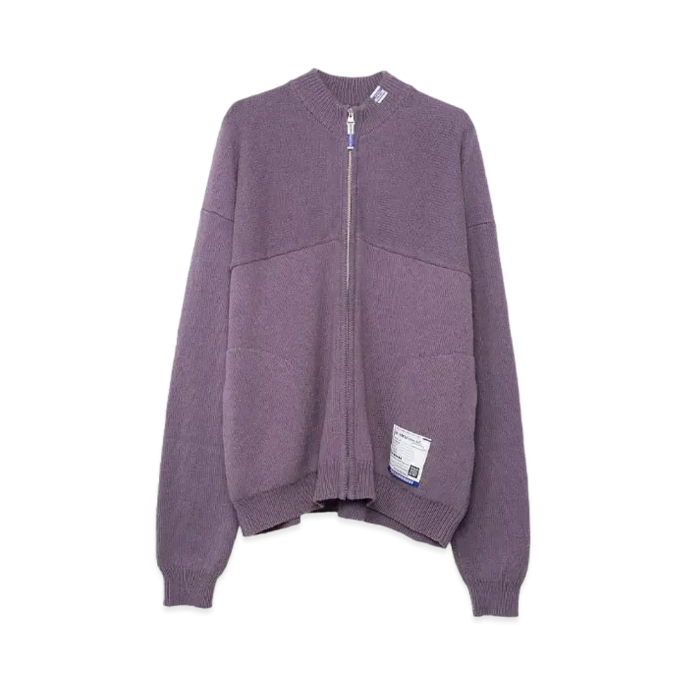 Maison MIHARA YASUHIRO Knit Cardigan "Purple"