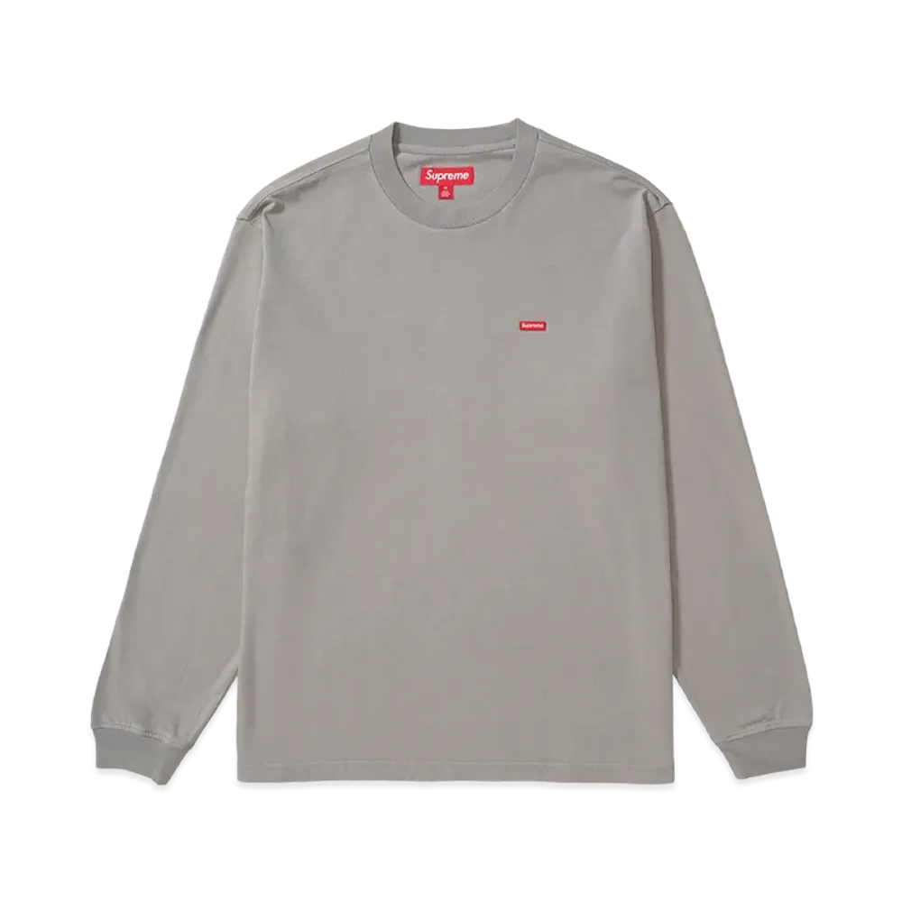 Supreme Small Box L/S Tee (26SS) "Grey"