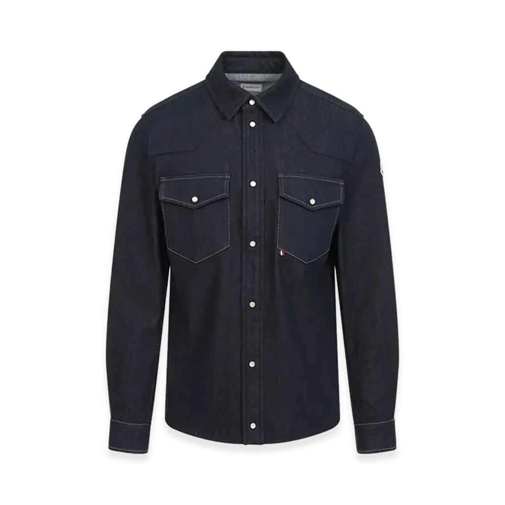 MONCLER Denim Shirt "Dark"