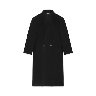 FEAR OF GOD ESSENTIALS Alpaca Herringbone Lapelless Coat "Black"