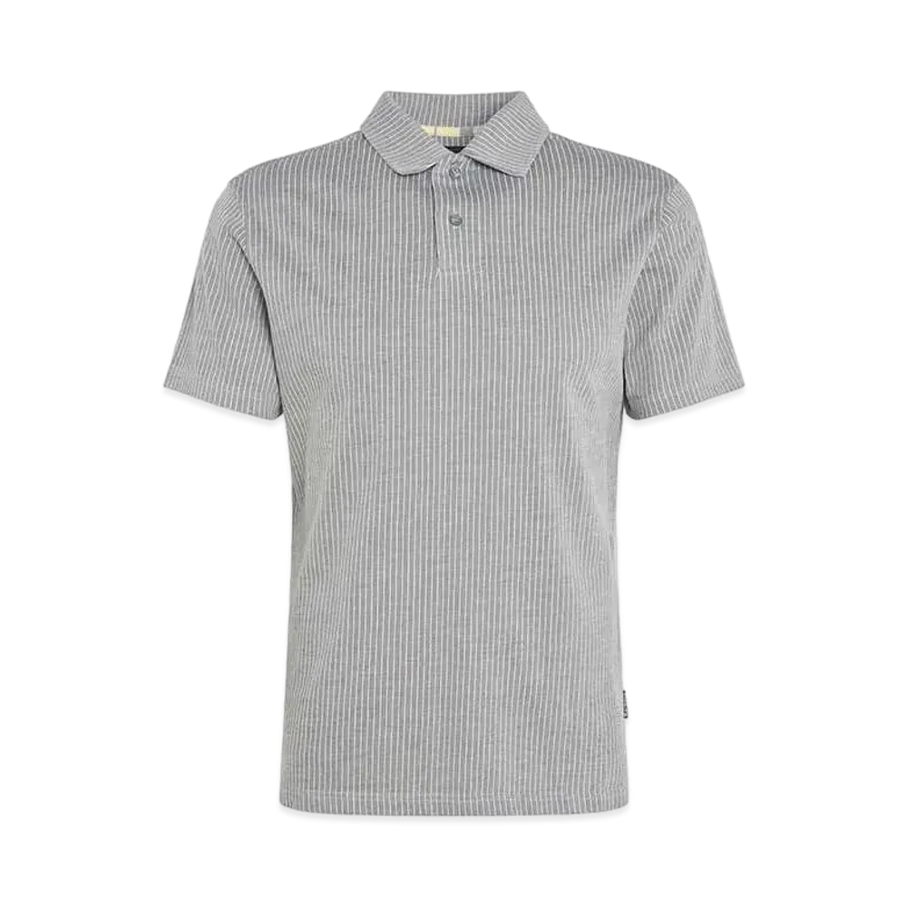 Barbour Striped Polo Shirt "Gray"