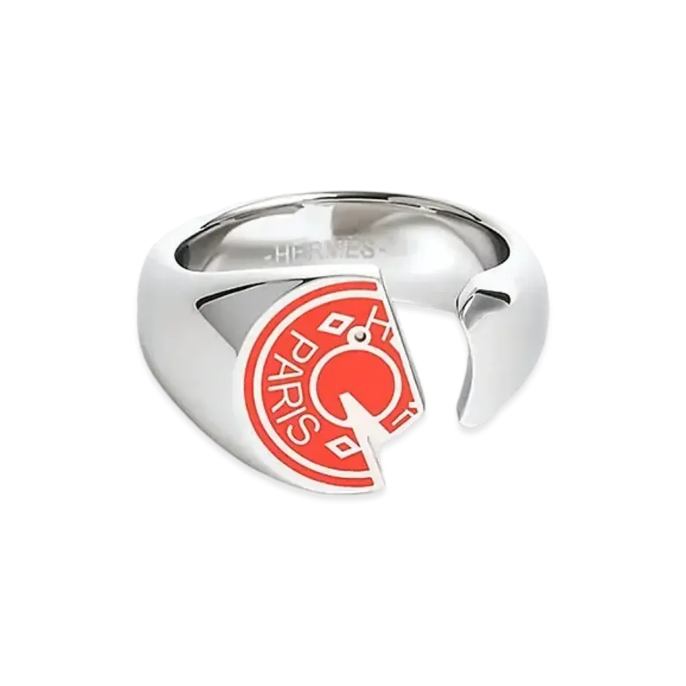 Hermes Carrousel Ring "Orange Field"