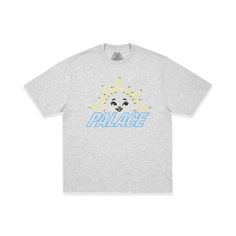PALACE Dot 2 Dot T-Shirt "Grey Marl"