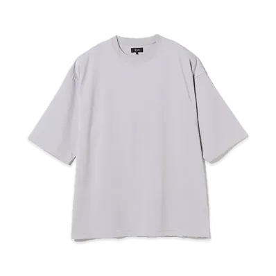 BEAMS Loose Mercerized T-Shirt "LightGray"