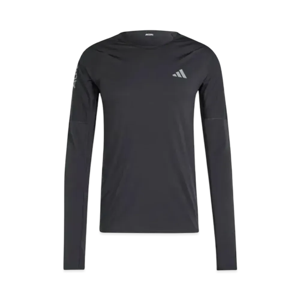 adidas Adizero Running Long Sleeve T-shirt "Black/Grey Six"