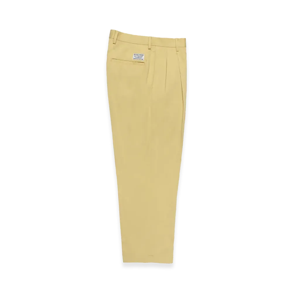 WACKO MARIA x Solbiati Double Pleated Trousers "Yellow"