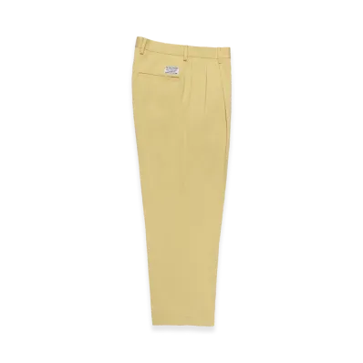 WACKO MARIA x Solbiati Double Pleated Trousers "Yellow"