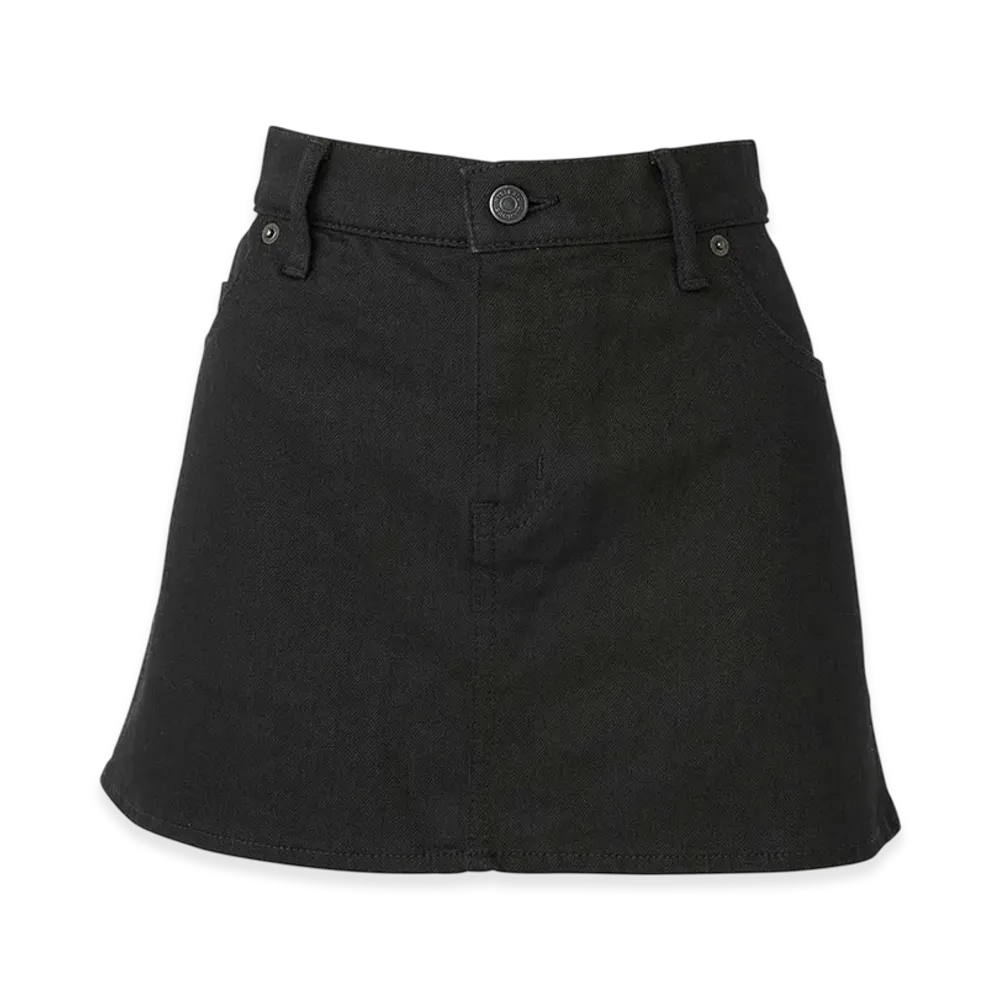 HYSTERIC GLAMOUR Fire Hysteric Micro Mini Skirt "Black"