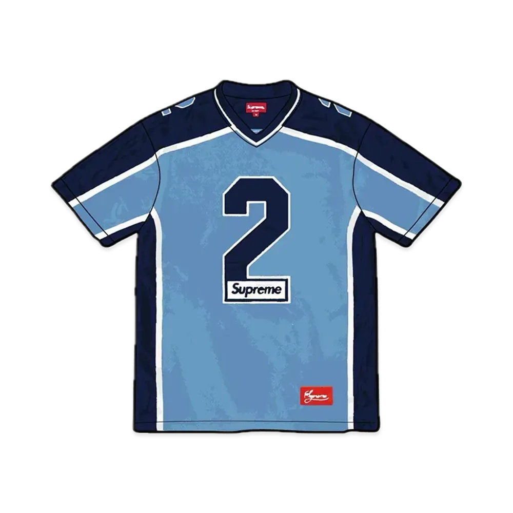 Supreme Above All Football Jersey "Light Blue"