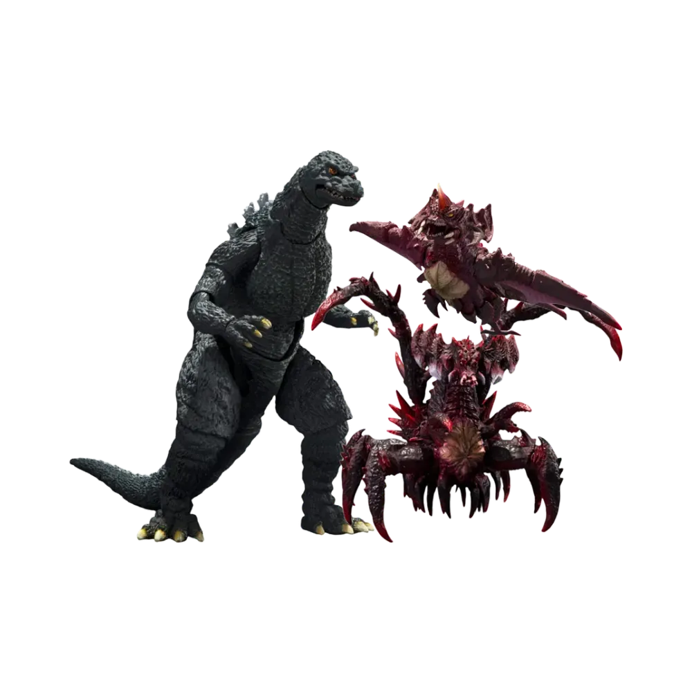 BANDAI "S.H.MonsterArts" -Godzilla vs. Destoroyah- Godzilla Junior & Destoroyah Evolution Set
