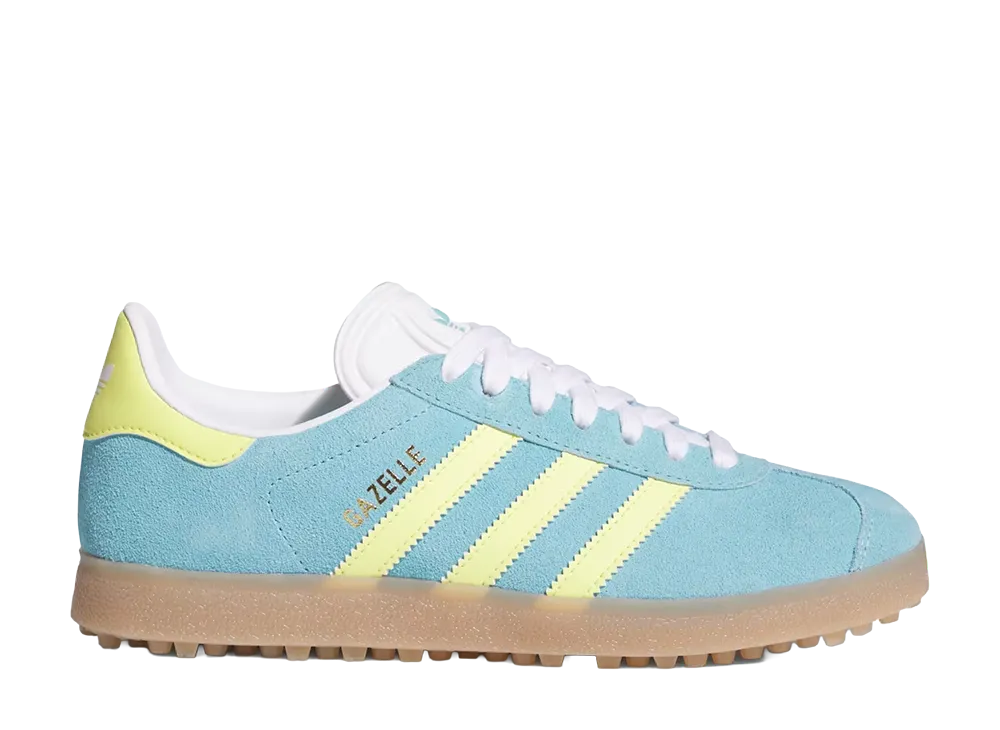 adidas Women's Gazelle Spikeless Golf "None/Pure Lemon"
