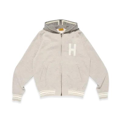 HUMAN MADE Zip-Up Hoodie "Gray"