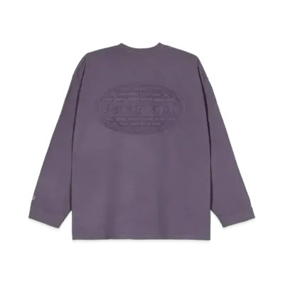 Paragraph Damaged Ellipse Logo L/S "Purple"