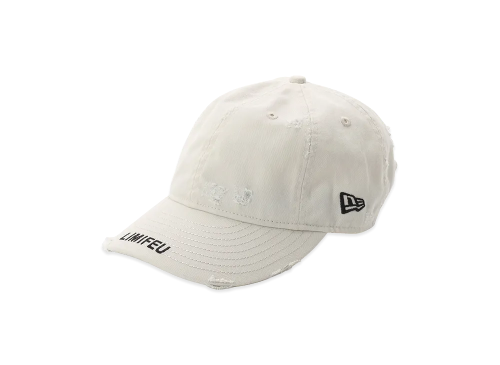 NEW ERA x LIMI feu Damaged Cotton 9Thirty "Ivory"