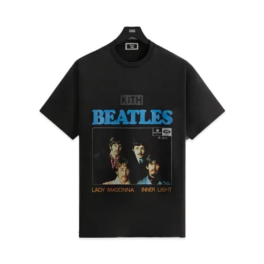 Kith x The Beatles Inner Light Vintage Tee "Black"