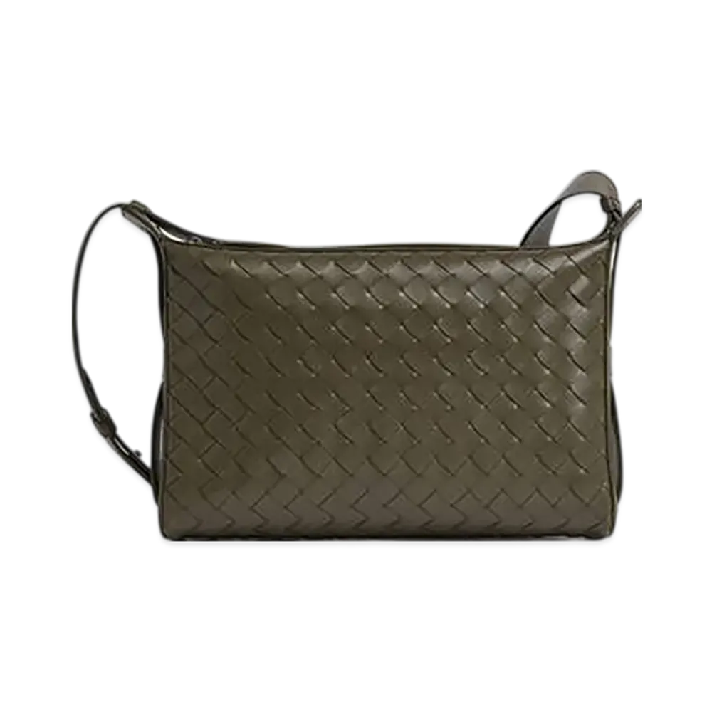 Bottega Veneta Intrecciato Tribeca Top Handle "Cypress"