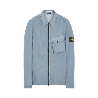 Stone Island 11803 NASLAN LIGHT WITH POLARTEC ALPHA TECHNOLOGY "Mid Blue"