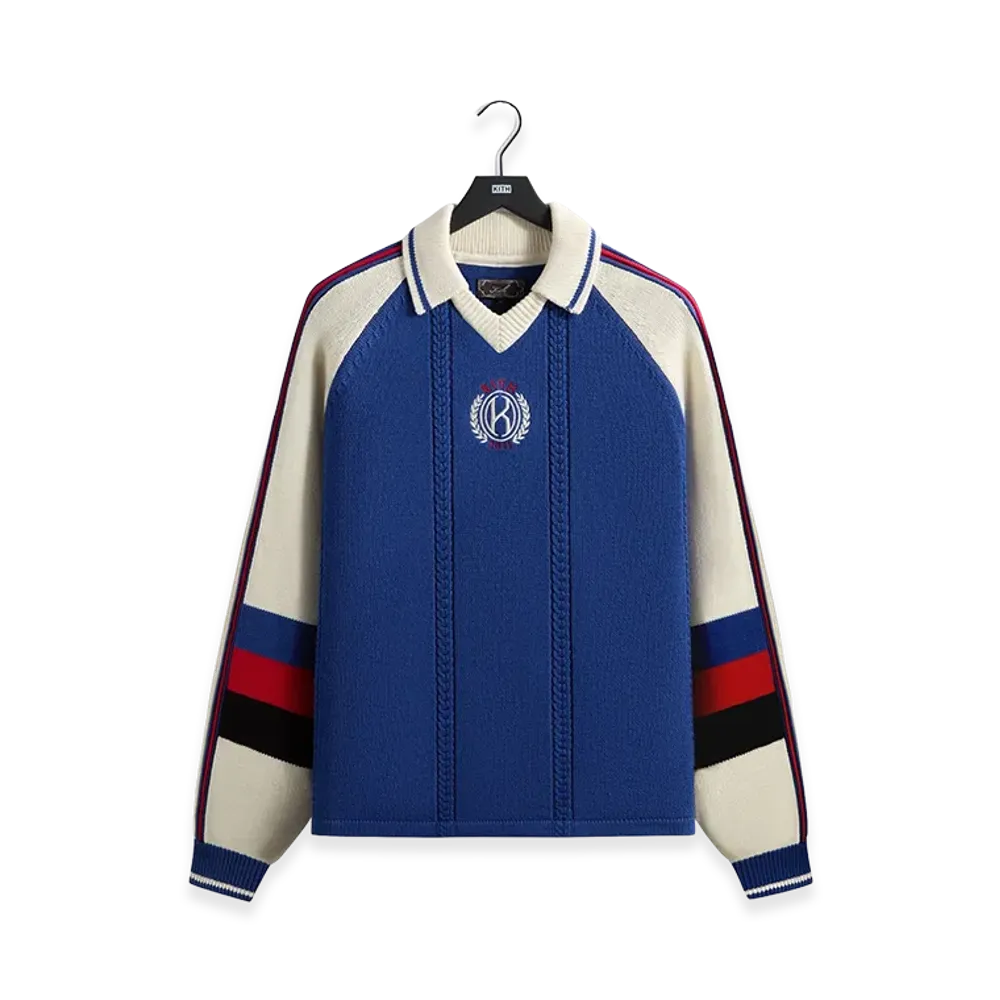 Kith Wagner Long Sleeve Soccer Sweater "Current"