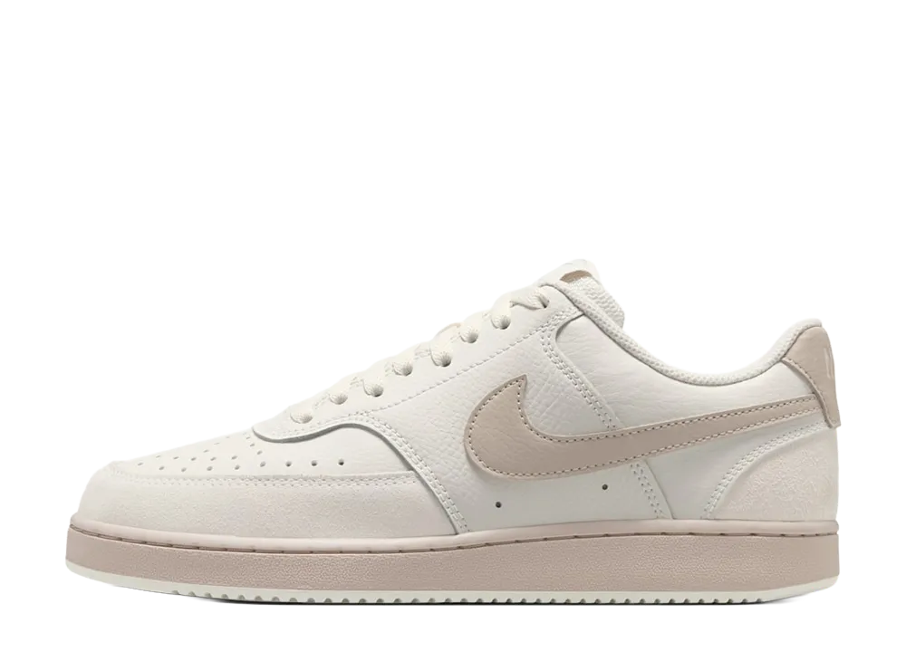 Nike Women's Court Vision Low Suede "Phantom/Cream 2"
