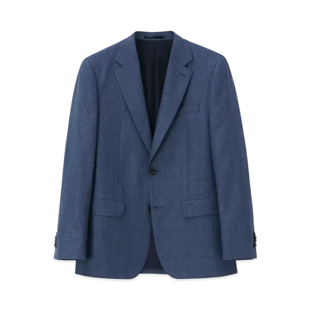 Paul Smith Dry Touch Hopsack 2B Jacket "Blue"