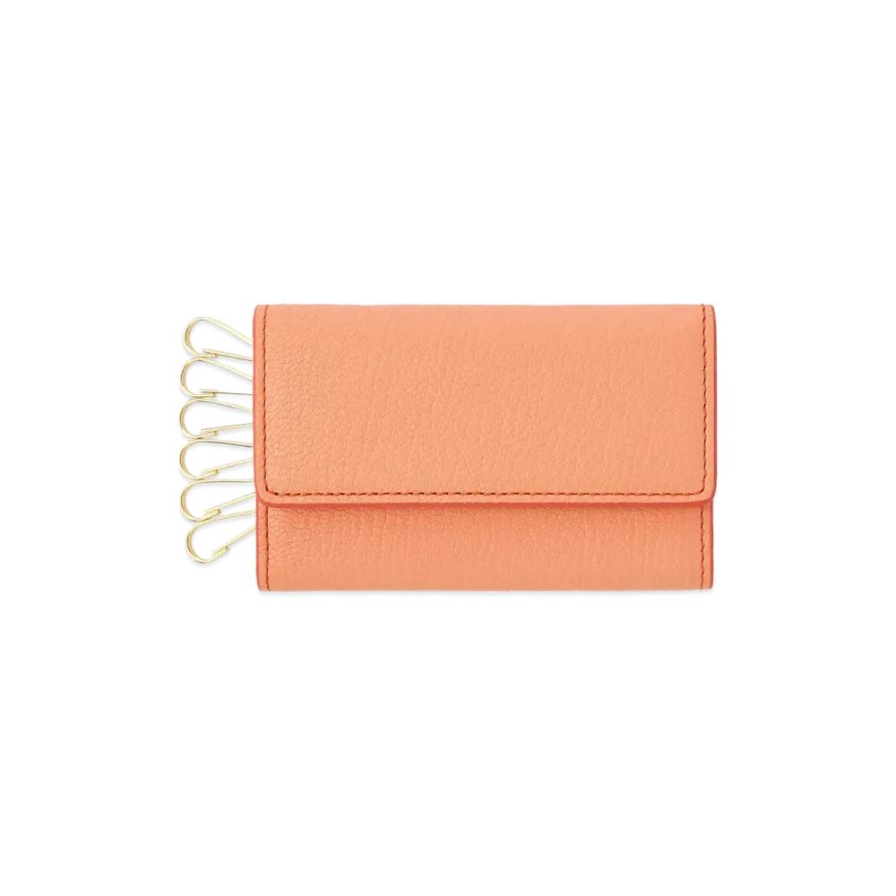 Maison Margiela Leather Keyring Case "Melon"