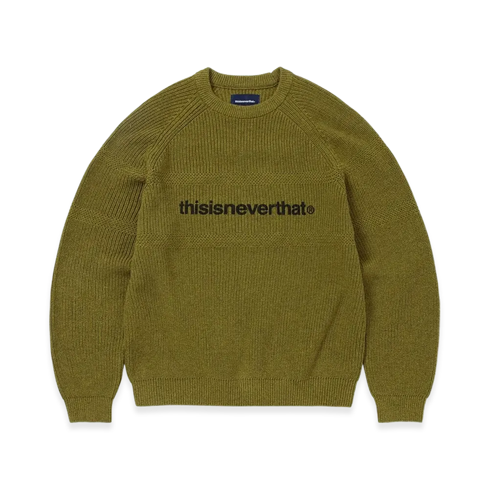 thisisneverthat T-Logo Knit Sweater "Mustard"