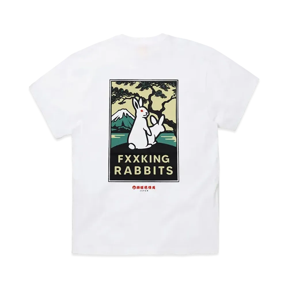 FR2 Crazy Rabbit Japan T-shirt "White"