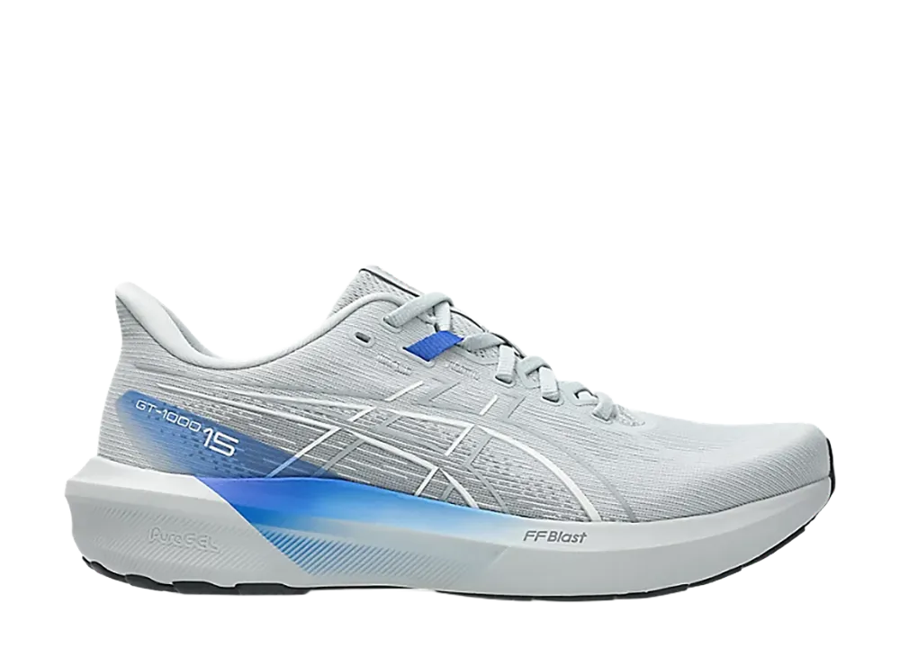 Asics GT-1000 15 Extra Wide "Piedmont Grey/Neon Blue"