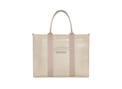 BALENCIAGA Hardware Tote Bag In Grained Calfskin "Beige"