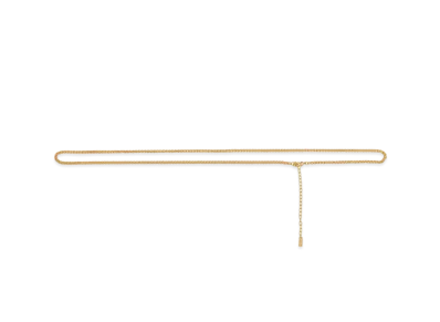 Saint Laurent Epi De Ble Chain Belt In Metal "Gold"