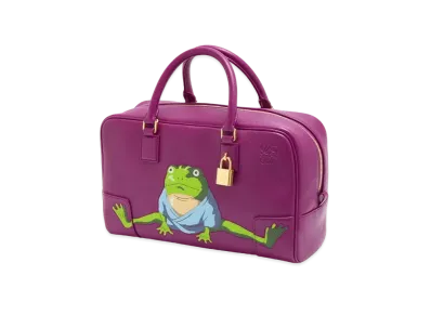 LOEWE x Spirited Away Aogaeru Amazona 28 Bag In Nappa Calfskin "Bouganville"