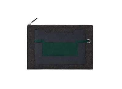 Hermes Clutch Bag Tudu 37 Color Block "Moister"