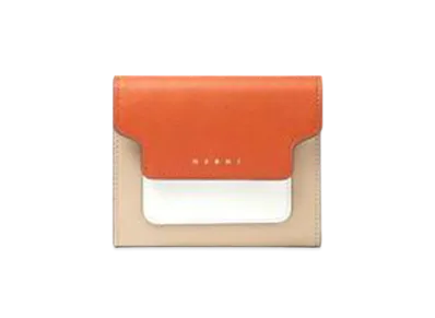 Marni Square Wallet in Saffiano Leather
