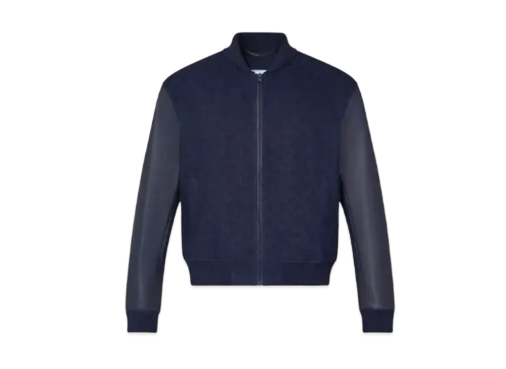 Louis Vuitton Leather & Denim Mix Monogram Blouson