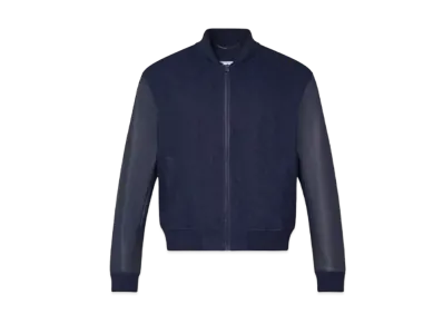 Louis Vuitton Leather & Denim Mix Monogram Blouson
