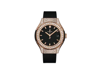 HUBLOT Classic Fusion King Gold Pave 33mm