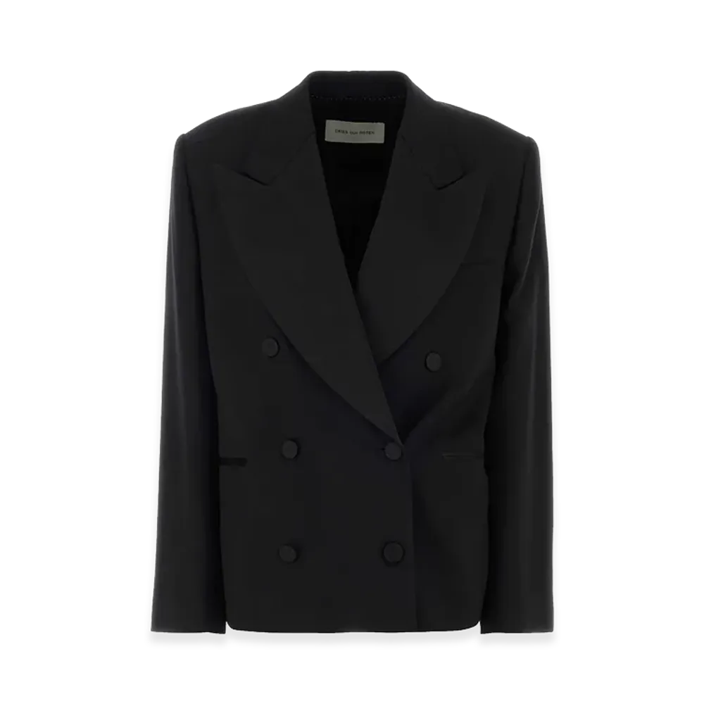 DRIES VAN NOTEN Women's Wool Blend Bosea Blazer "Black"