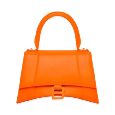 BALENCIAGA Year Of The Tiger Hourglass Small Handbag Bag Box "Tangerine"