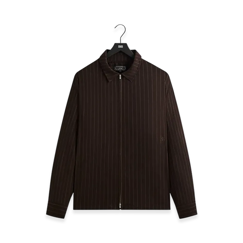 Kith Flannel Marquis Zip Up Shirt "Kindling"