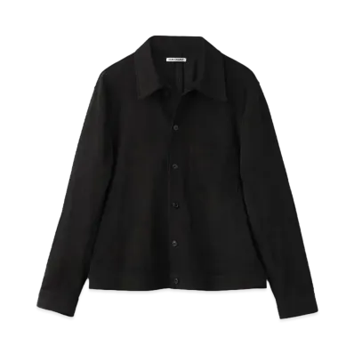 OUR LEGACY Reincarnation Suede Shirt Suede "Black"