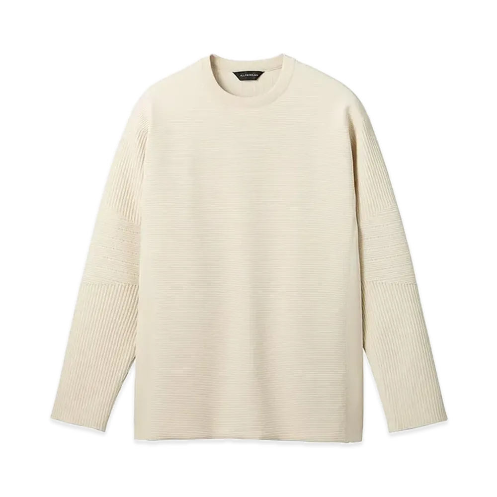 DESCENTE ALLTERRAIN Fusion Knit Crew Neck "Gray Beige"