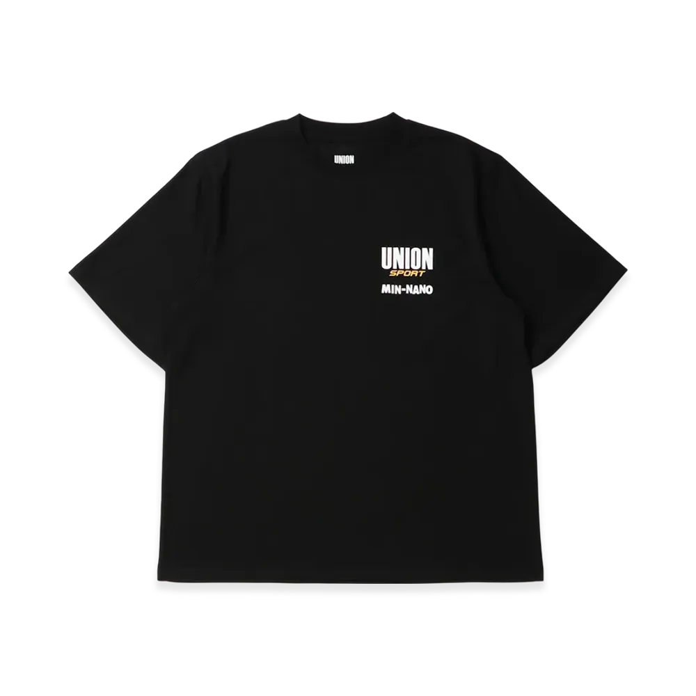 UNION x MIN-NANO Running Man Tee "Black"