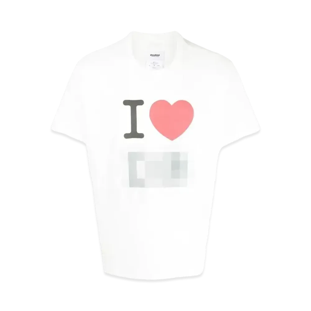 doublet Slogan T-shirt "White"