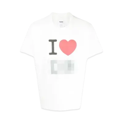 doublet Slogan T-shirt "White"